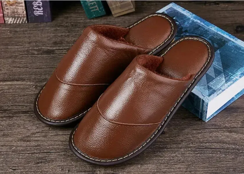 Men's Winter Warm Home Slippers