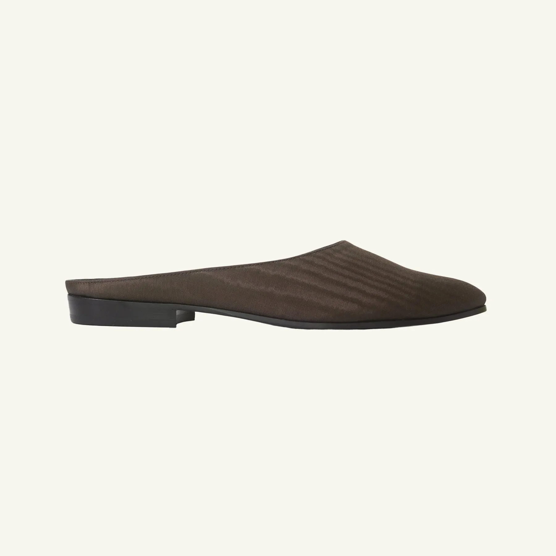 Moire Femme Mule - Chocolate