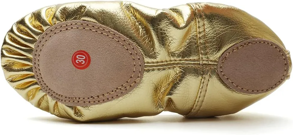 MSMAX Ballet Shoes for Girls Toddler Boys Split Sole Dance Slipper for Toddler/Little Kid/Big Kid
