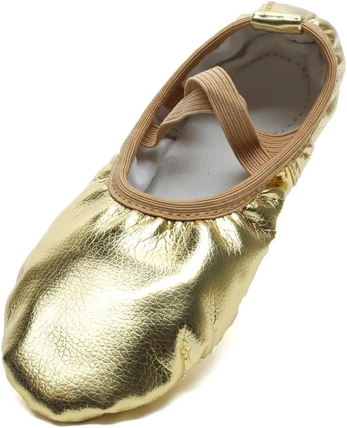 MSMAX Ballet Shoes for Girls Toddler Boys Split Sole Dance Slipper for Toddler/Little Kid/Big Kid