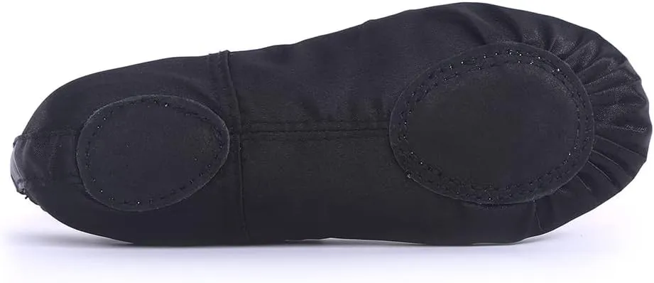MSMAX Girls Ballet Shoes Toddler Costume Dancing Flats for Kids (Toddler/Little Kid/Big Kid)