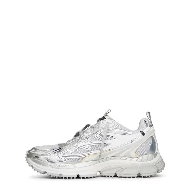 Off White Be Right Back Trainers Grey/Silver