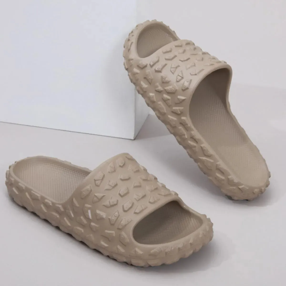 Open Toe Platform Slippers