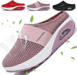 Orthopedic Shoes for Women,Slip-On Walking Shoes,Arch-Support for Women Shoes with Real Air Cushion Reduce Foot Fatigue