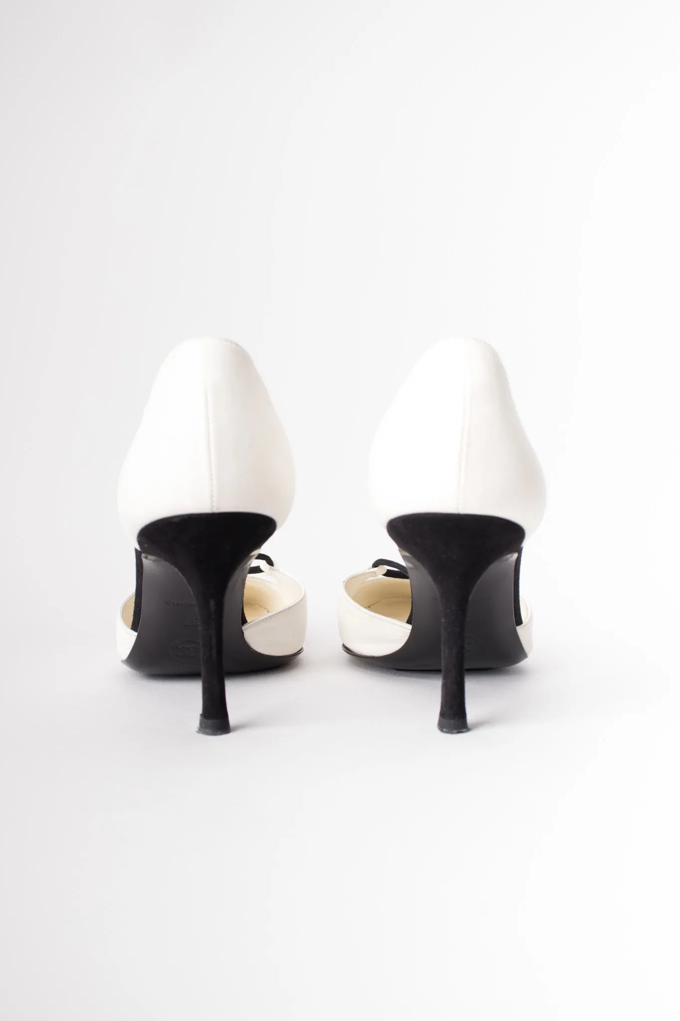 Pearl Trim D'Orsay Heels
