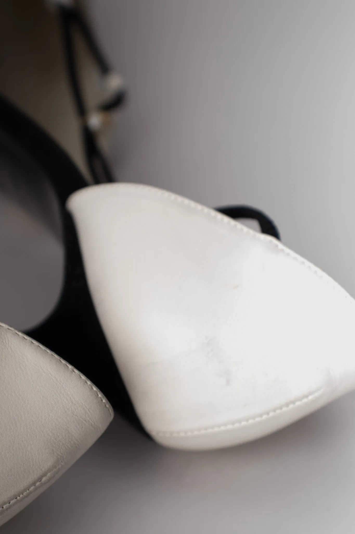 Pearl Trim D'Orsay Heels