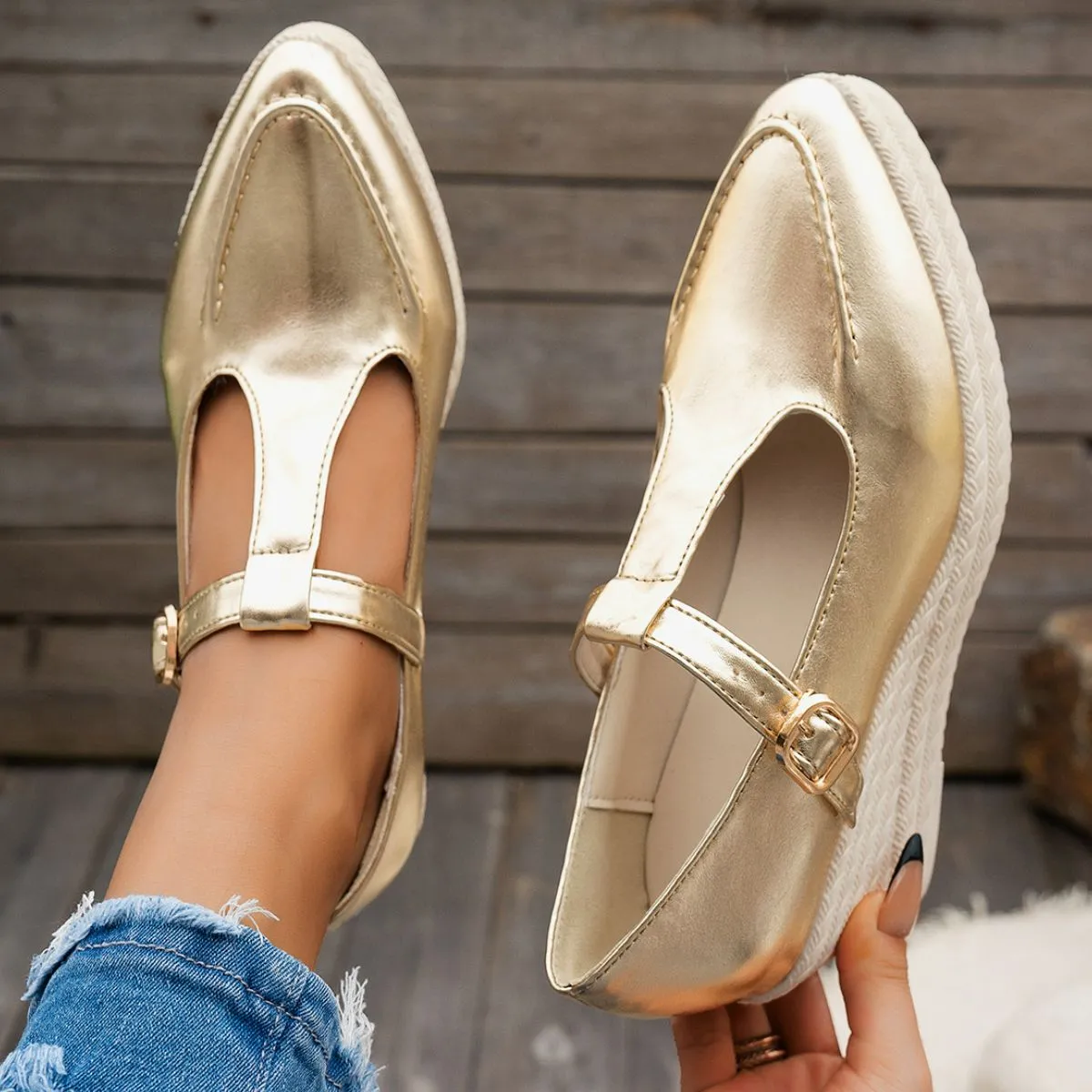 Point Toe Flats Loafers