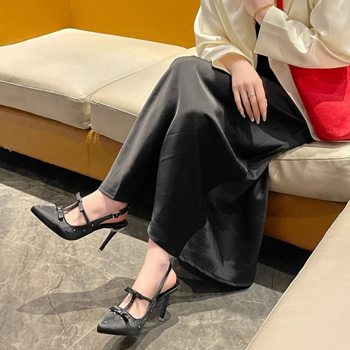 Point Toe Stiletto Pumps