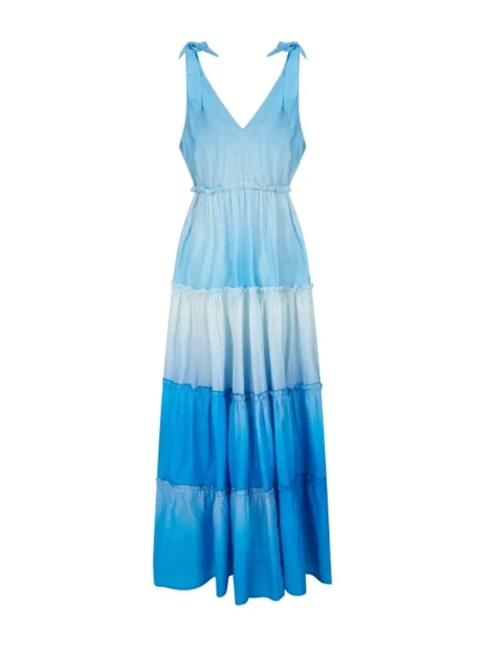 Pranella Jinka Maxi Dress Blue Ombre