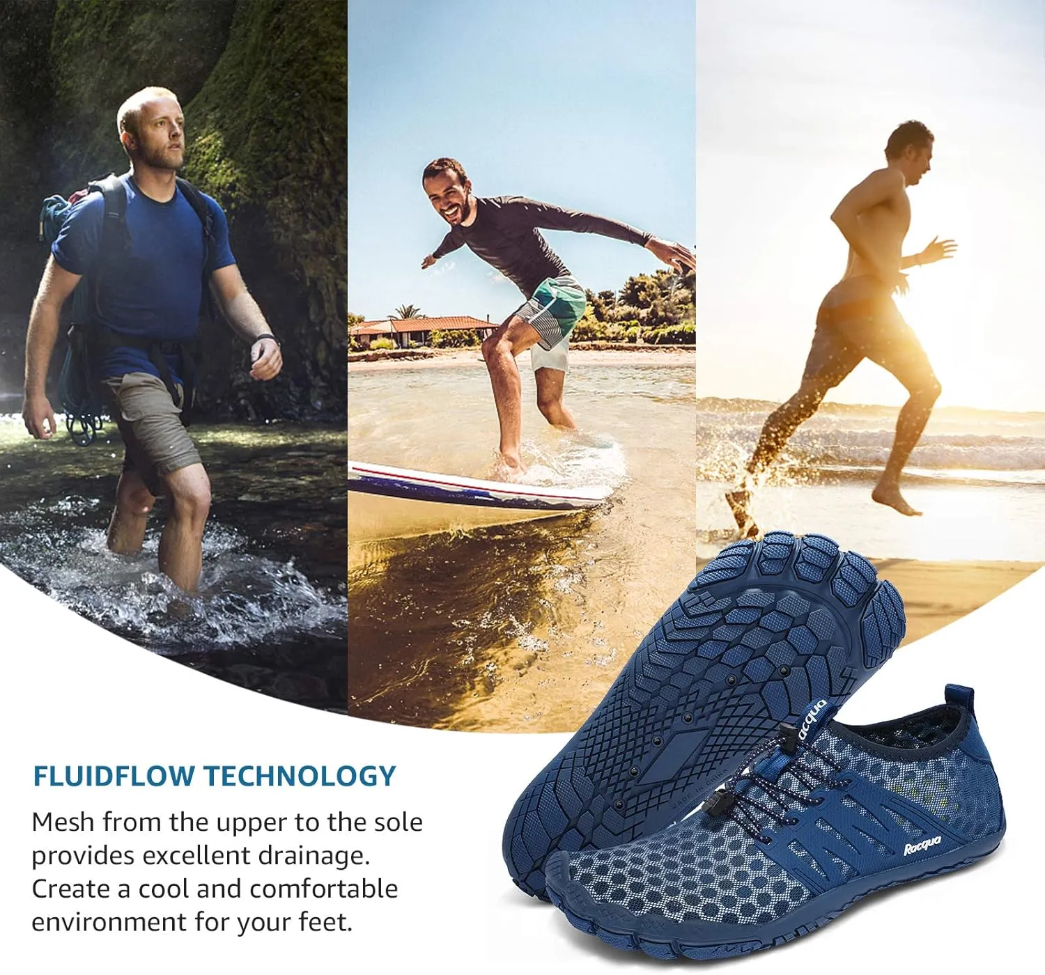 Racqua Composite Mesh Water Shoes Men Women