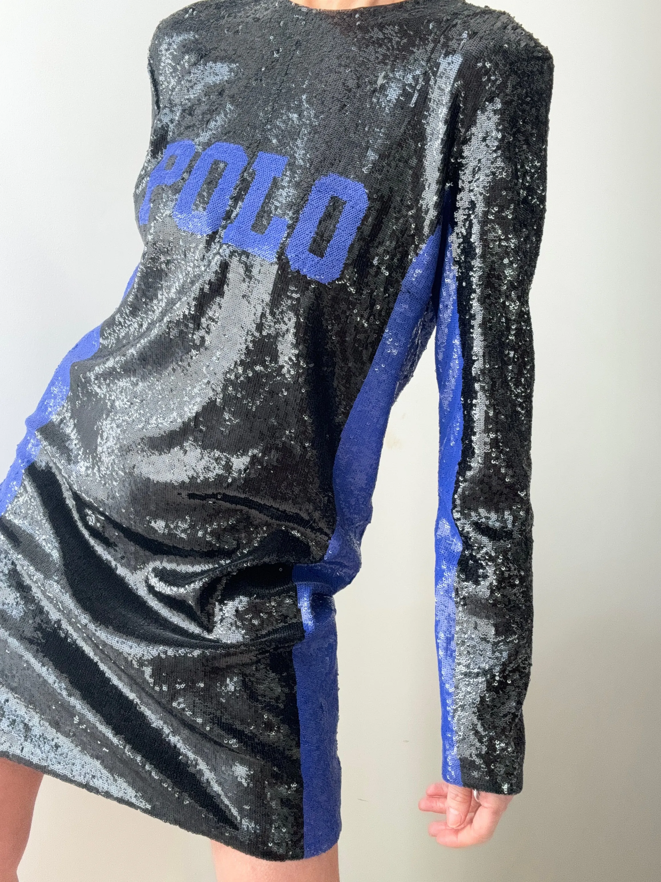 Ralph Lauren Sequin Polo Shift Dress