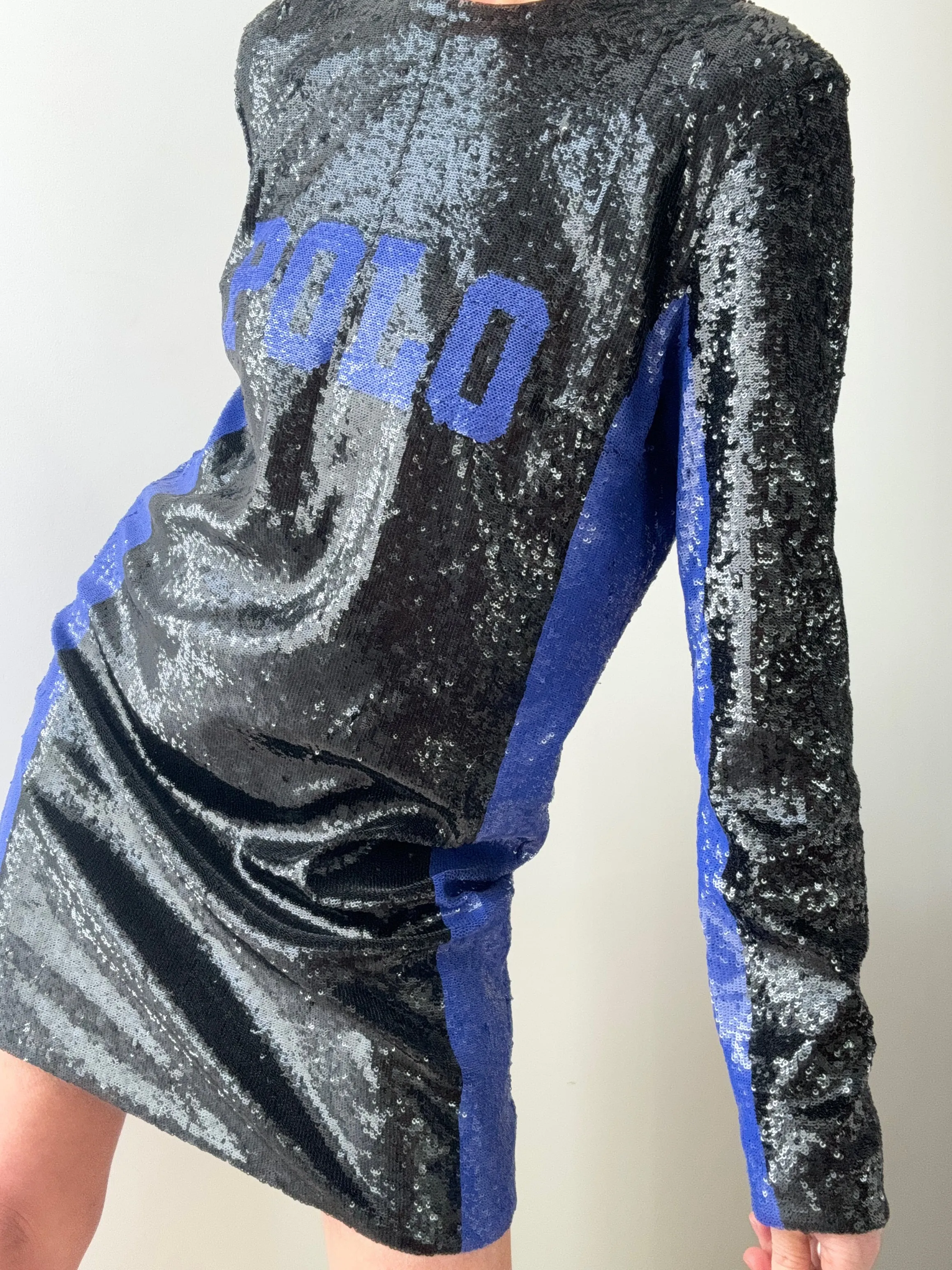 Ralph Lauren Sequin Polo Shift Dress