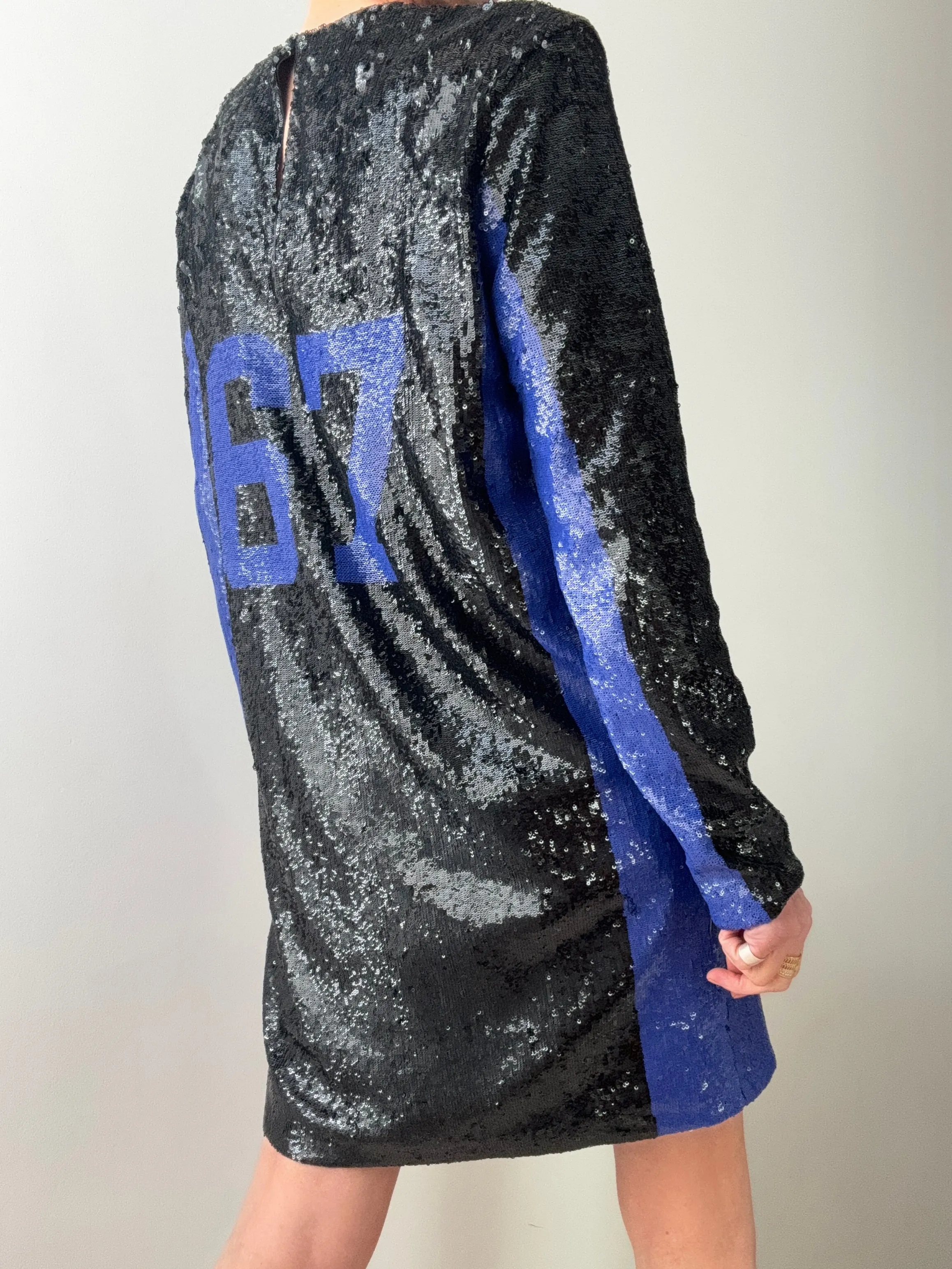 Ralph Lauren Sequin Polo Shift Dress