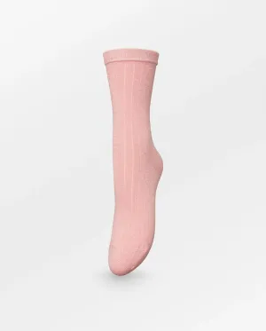 Rib glitter Sock PINK
