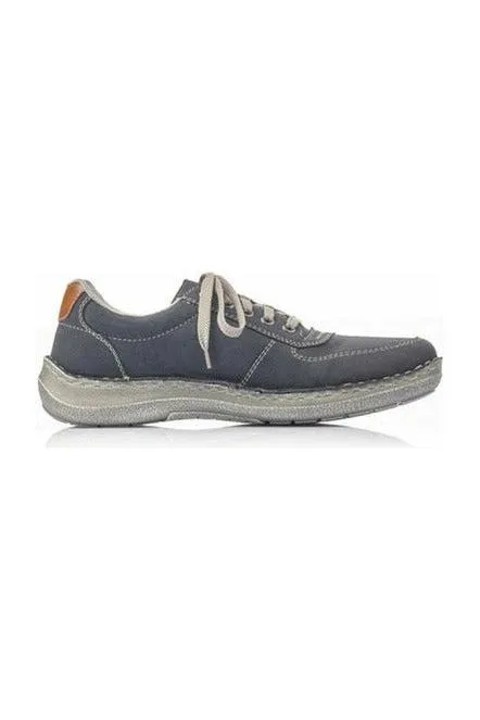 Rieker 03030-14 Mens shoe in Blue