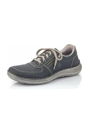 Rieker 03030-14 Mens shoe in Blue