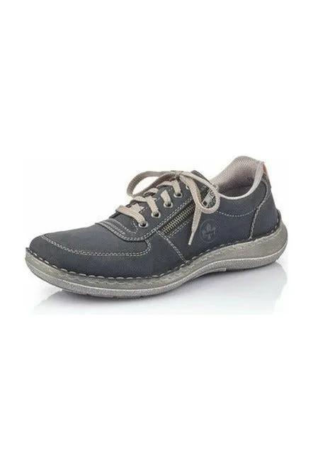 Rieker 03030-14 Mens shoe in Blue