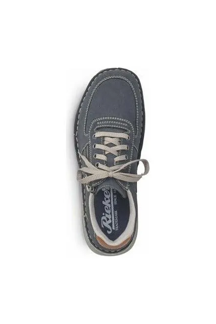 Rieker 03030-14 Mens shoe in Blue