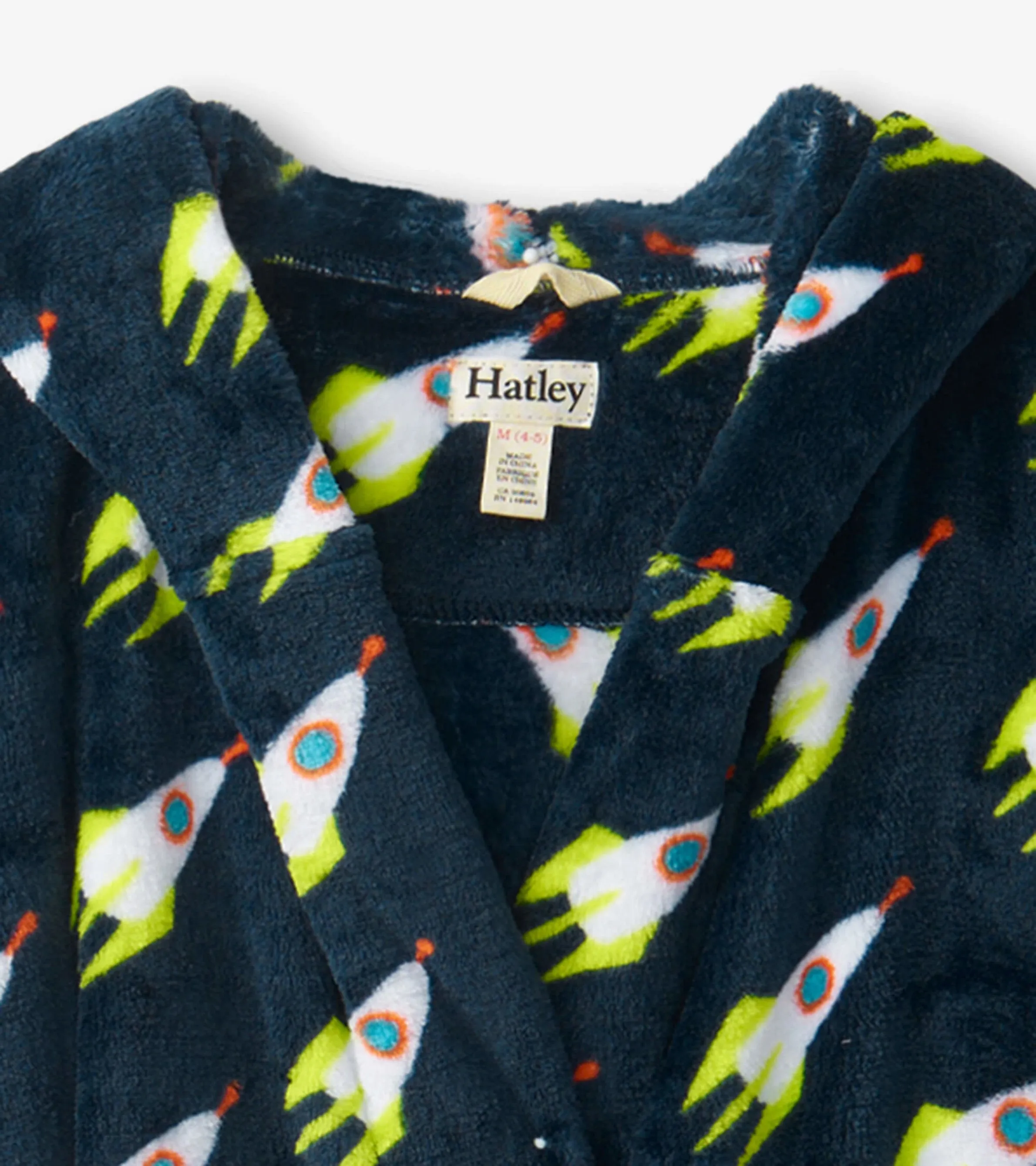 Rocket Man Kids Fleece Robe