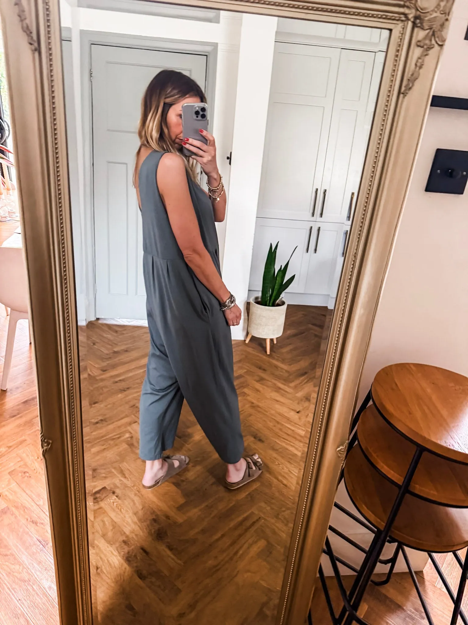 Scoop Neck Jersey Jumpsuit