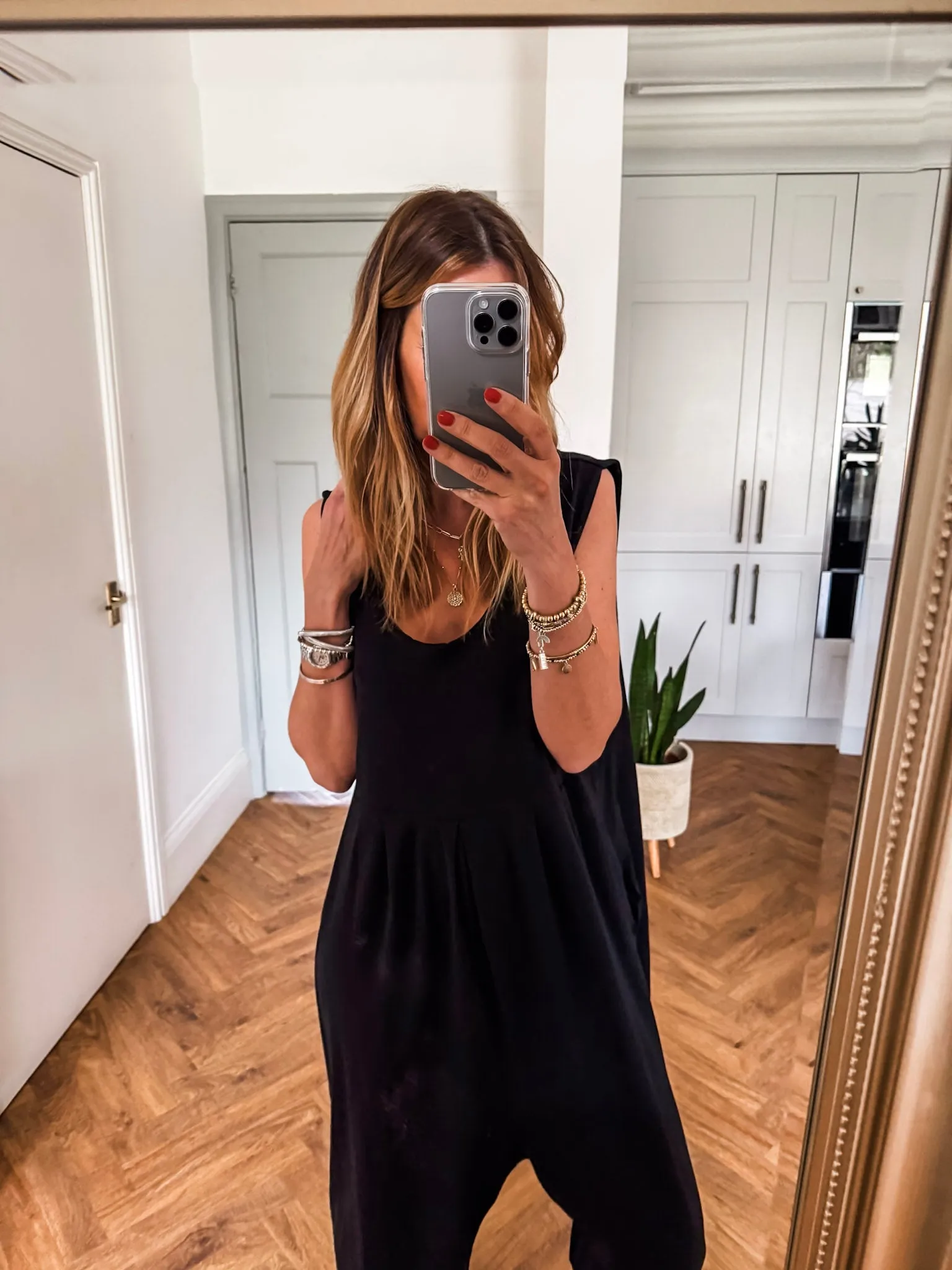 Scoop Neck Jersey Jumpsuit
