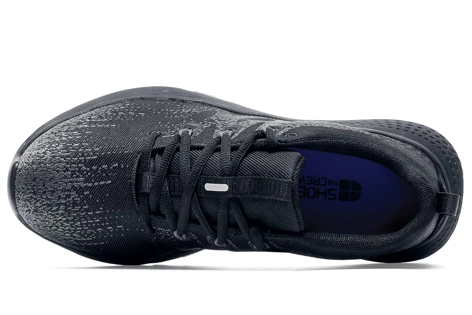Shoes for Crews Heather II, Women's Nano Composite Toe (NCT) Work Shoes, Slip Resistant, Water Resistant, Black, Size 8.5