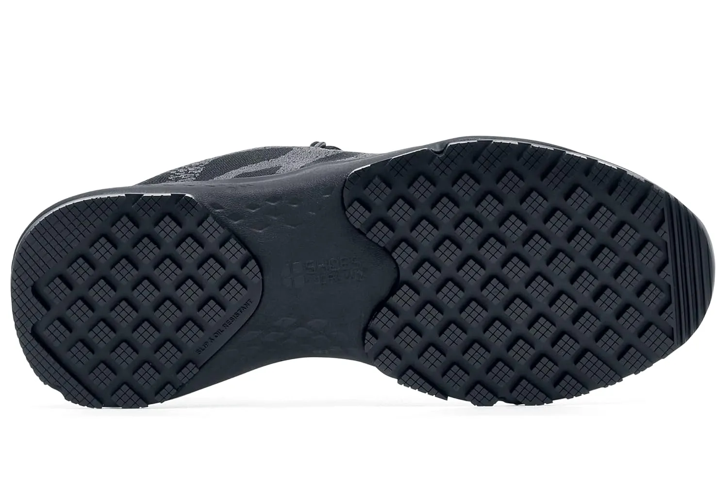 Shoes for Crews Heather II, Women's Nano Composite Toe (NCT) Work Shoes, Slip Resistant, Water Resistant, Black, Size 8.5