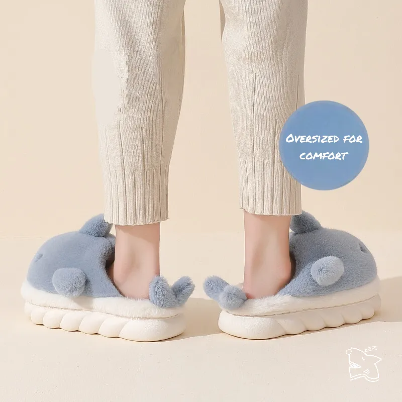 Sleepy Sharky™ Super Soft Shark Slippers