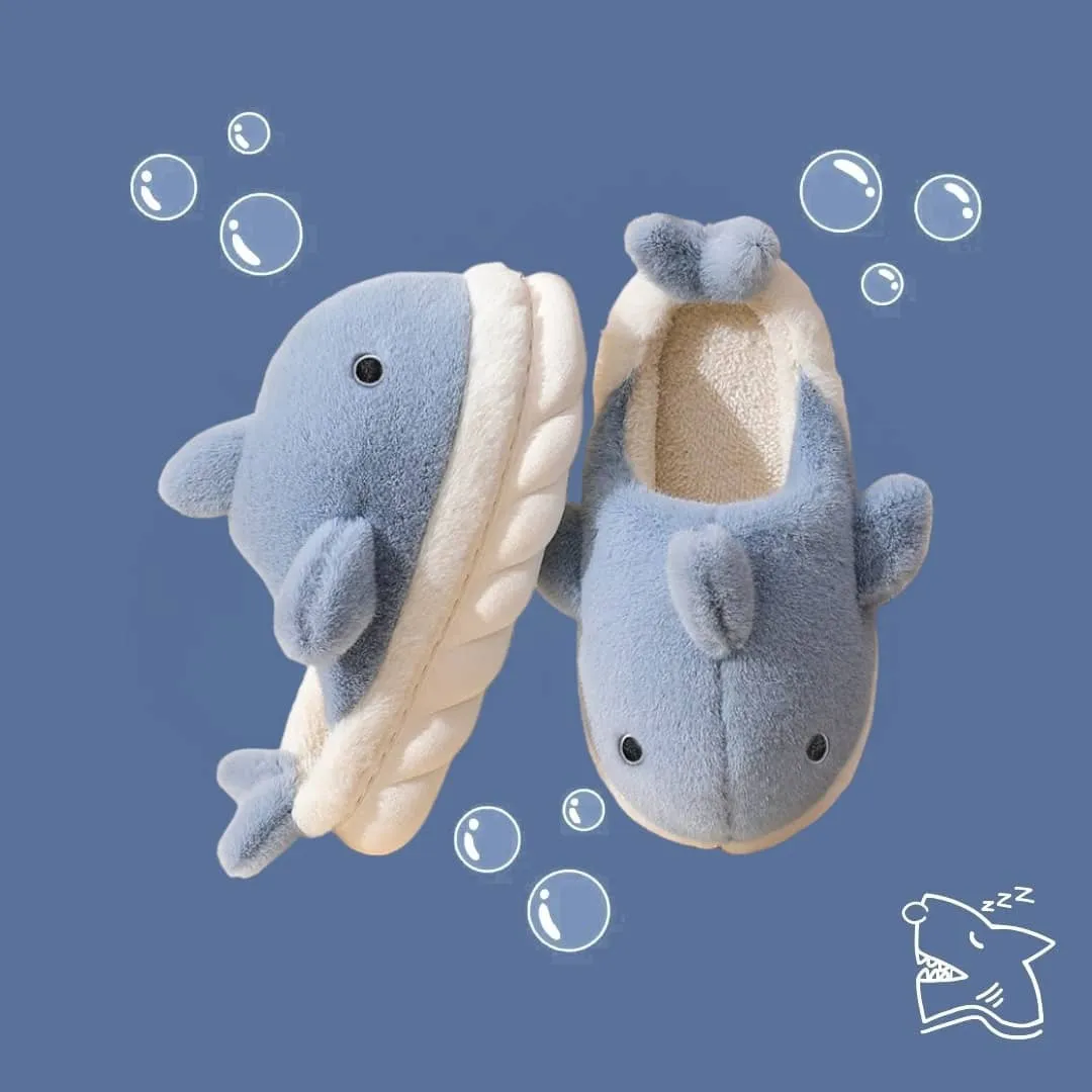 Sleepy Sharky™ Super Soft Shark Slippers