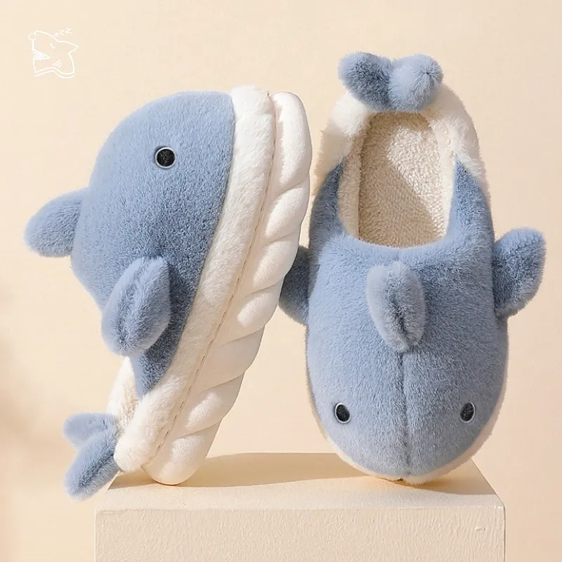 Sleepy Sharky™ Super Soft Shark Slippers