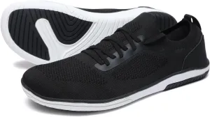 Slip-on Barefoot Shoes Men Minimalist Wide Toe Zero Drop Walking Shoes Lightweight Barefoot Feel & Breathable for Walking Running All Day Wear