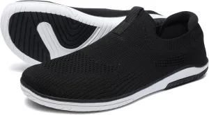 Slip-on Barefoot Shoes Men Minimalist Wide Toe Zero Drop Walking Shoes Lightweight Barefoot Feel & Breathable for Walking Running All Day Wear