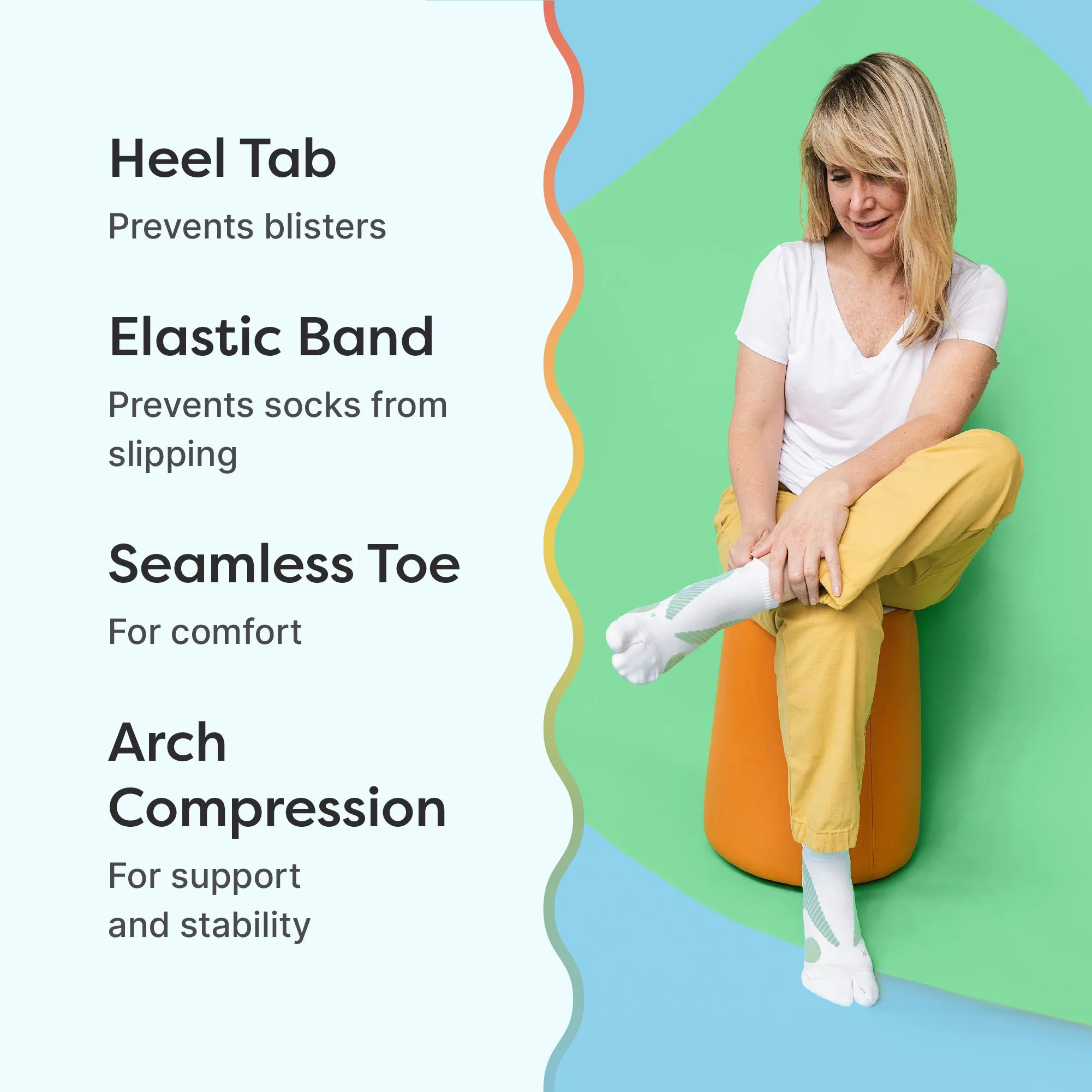 Split-Toe Bunion Relief Socks