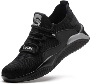 Steel Toe Shoes for Men Women Lightweight Comfortable Safety Shoes Slip Resistant Work Shoes for Industrial and Construction Warehouse Shoes