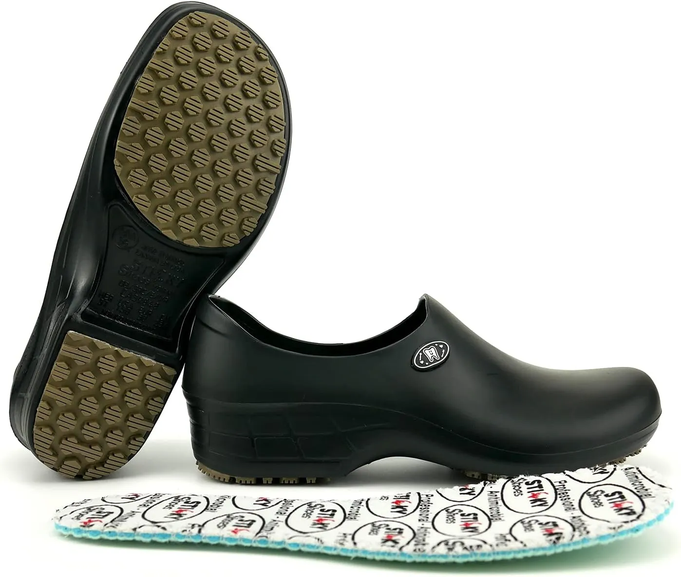 Sticky Nursing Shoes Women - Chefs - Kitchen - Nurses - Clogs for Work - Waterproof Non Slip