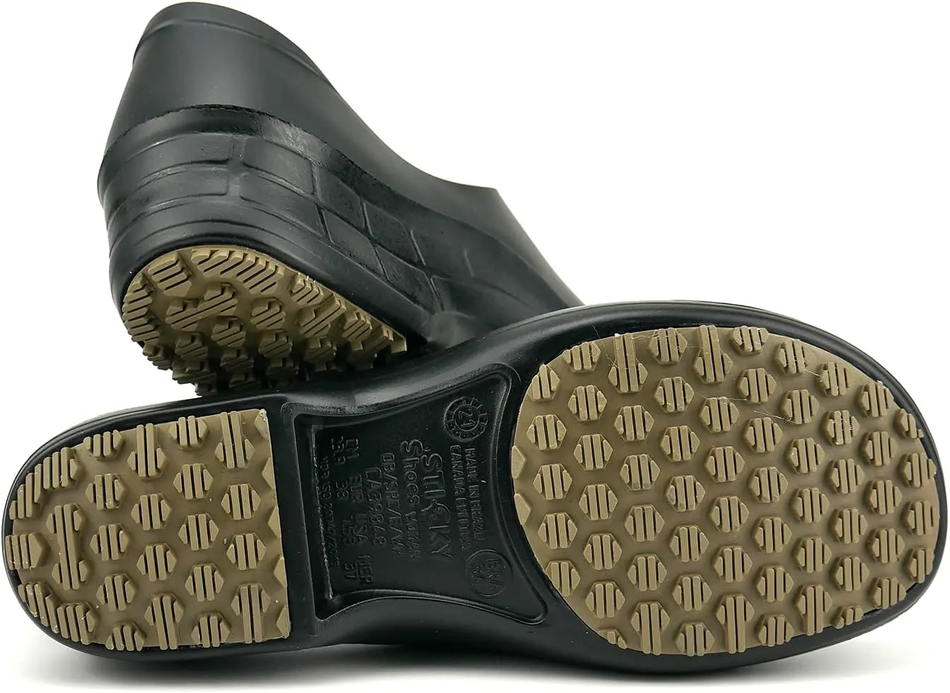 Sticky Nursing Shoes Women - Chefs - Kitchen - Nurses - Clogs for Work - Waterproof Non Slip