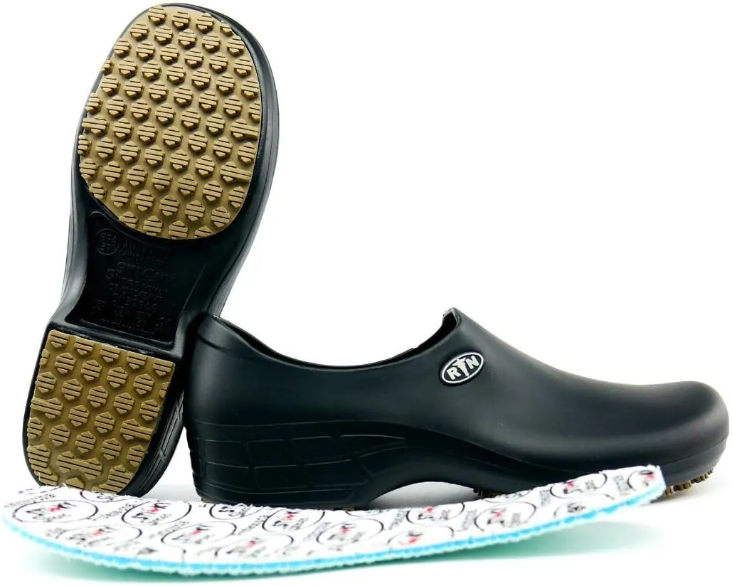 Sticky Nursing Shoes Women - Chefs - Kitchen - Nurses - Clogs for Work - Waterproof Non Slip