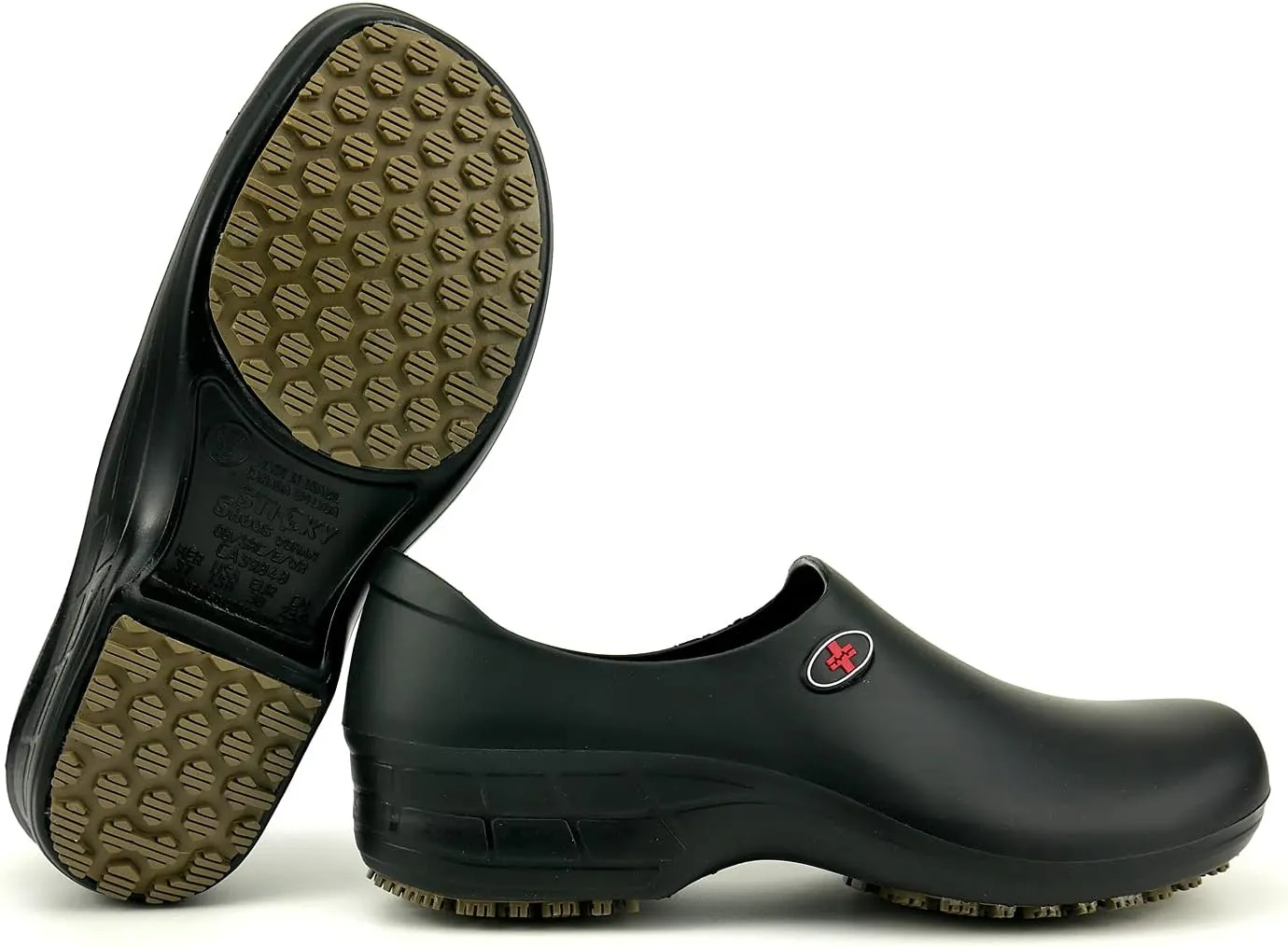 Sticky Nursing Shoes Women - Chefs - Kitchen - Nurses - Clogs for Work - Waterproof Non Slip