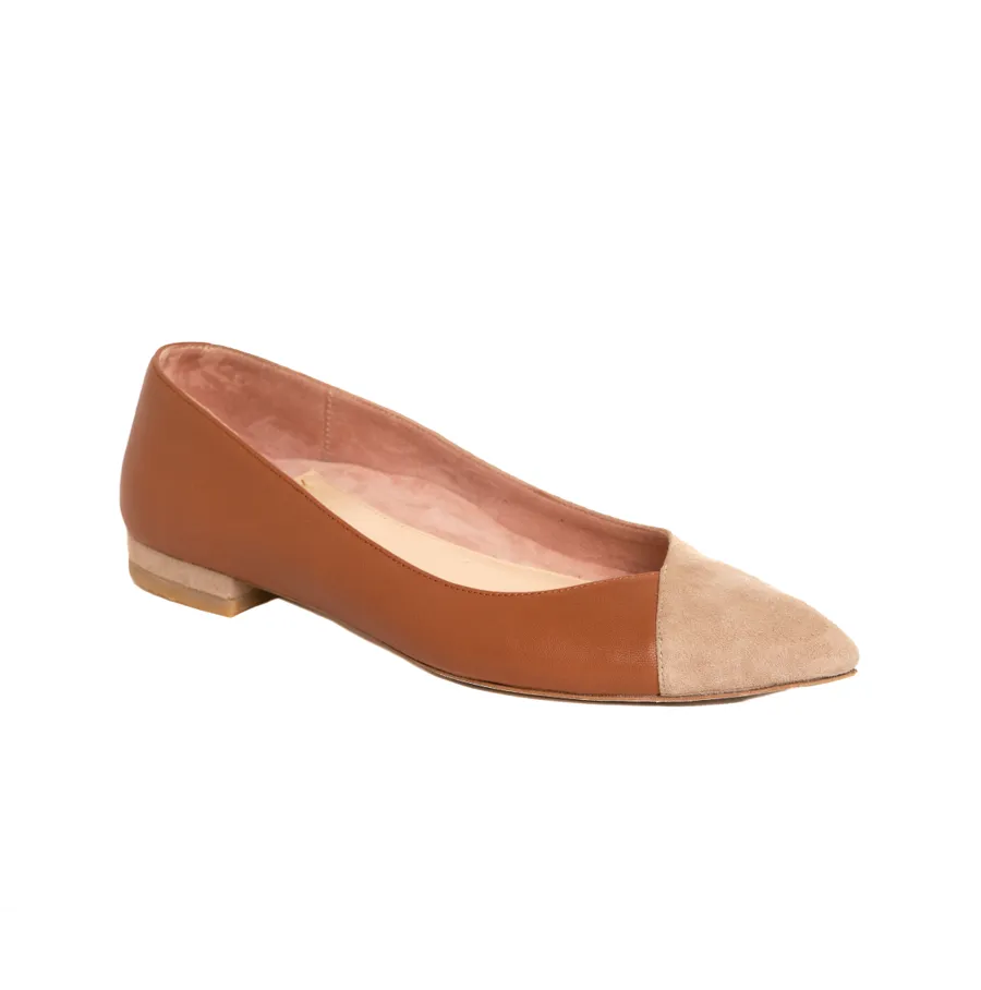 Tenacious Tan Suede / Courageous Caramel Flat