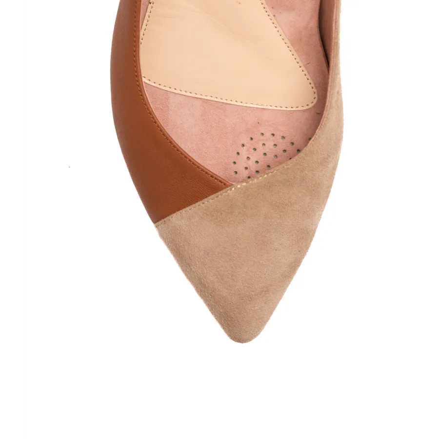 Tenacious Tan Suede / Courageous Caramel Flat