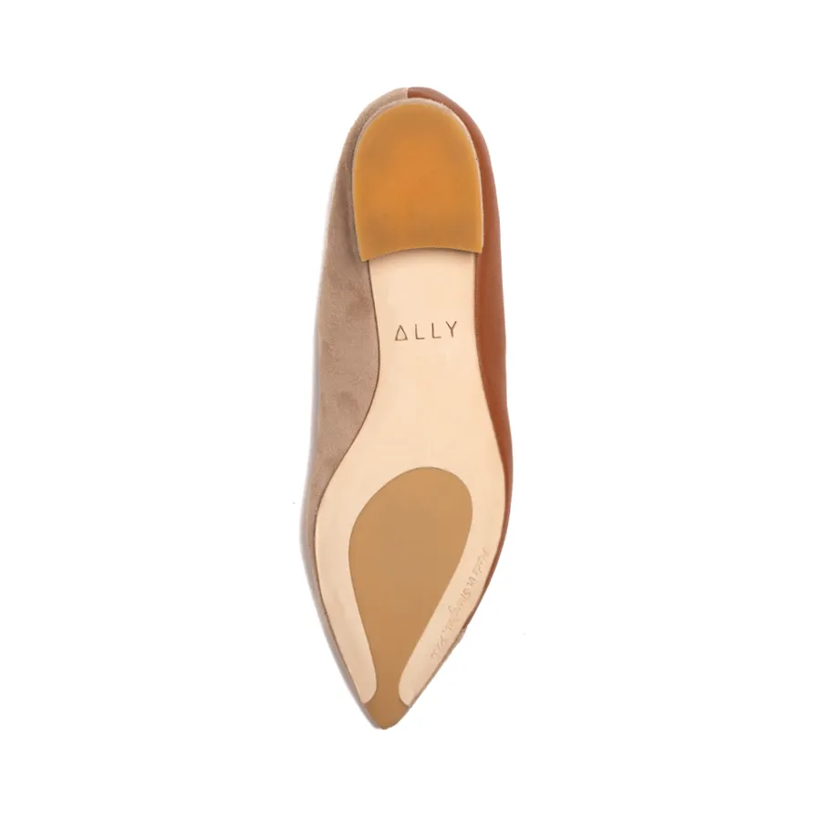 Tenacious Tan Suede / Courageous Caramel Flat