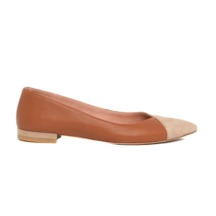 Tenacious Tan Suede / Courageous Caramel Flat