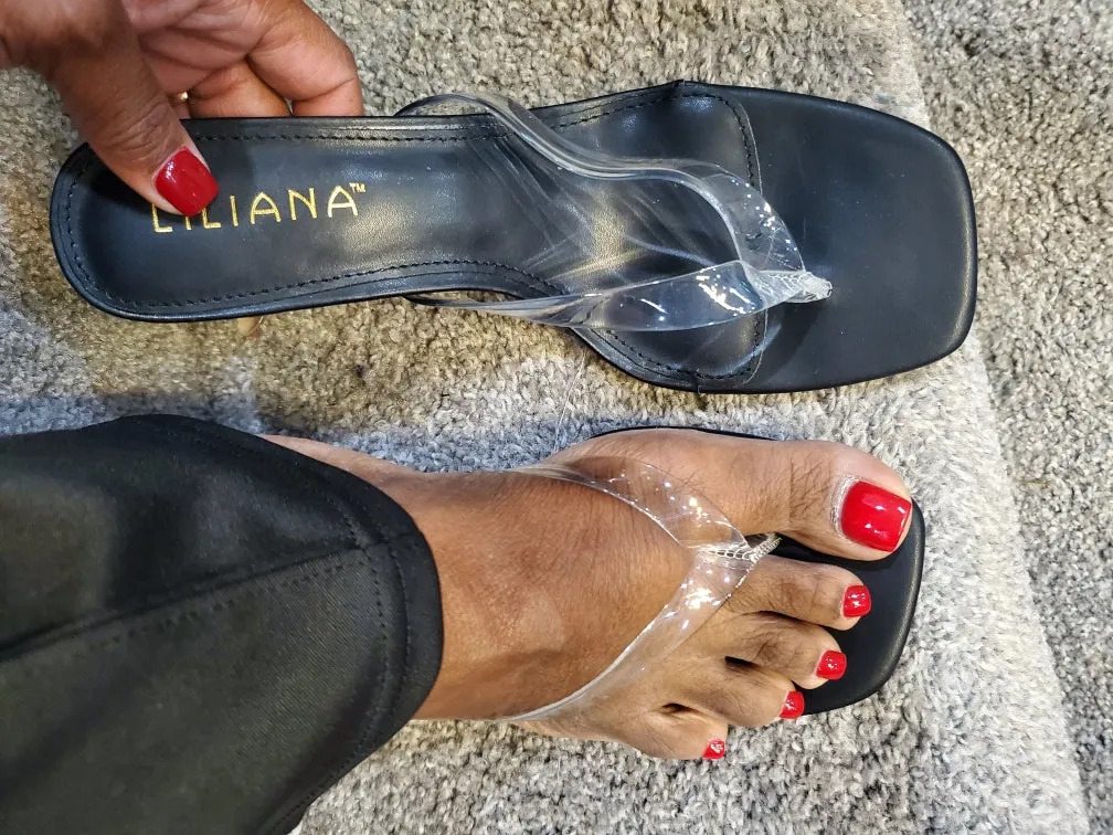 THE LUXE CLASSIC NK GLAM CLASSY BLACK HEELS- NKF134