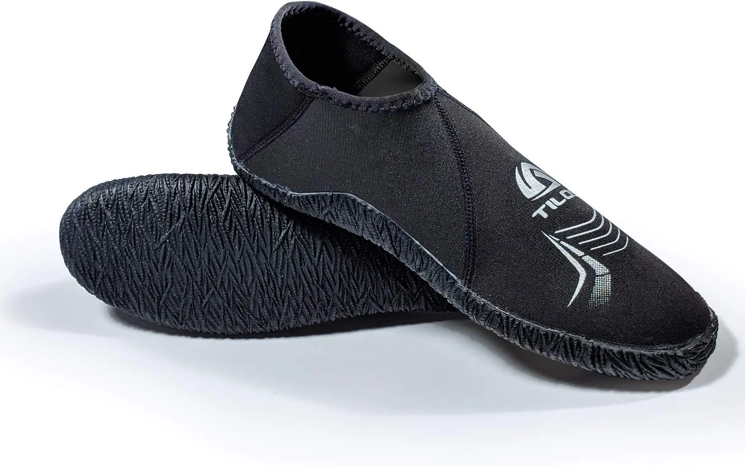 Tilos Dive Boots Neoprene Wetsuit Booties Scuba Diving Booties 1mm for Men Women, Fin Booties Quick-Dry Anti-Slip Water Sports Boots for Surfing Fishing Kayaking Wading and More