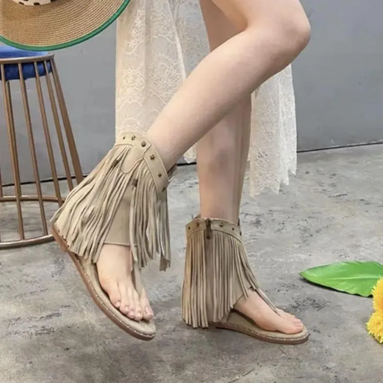 Toe Post Flats Sandals