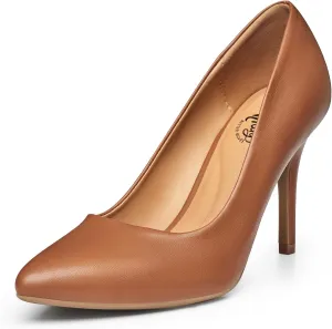 Trary Womens Slingback Pumps, Black Heels Gold Heels Nude Pink Red Heels, Pointed Toe High Heels for Women Sexy Stiletto Heels Buckle Ankle Strap Closed Toe Pumps Office Party Prom Dress Shoes