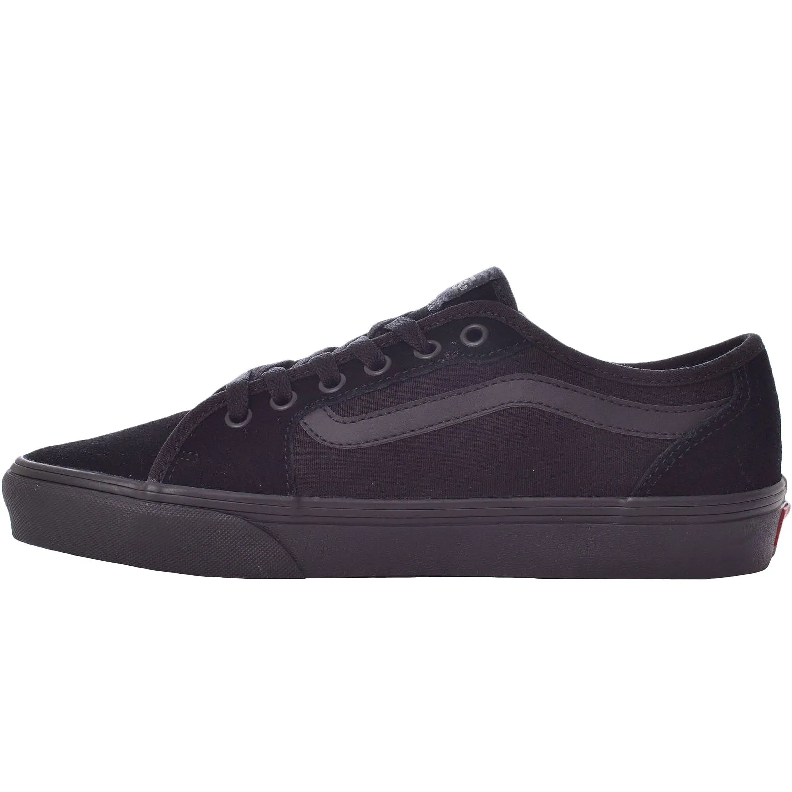 Vans Mens Filmore Decon Suede Canvas Trainers - Black