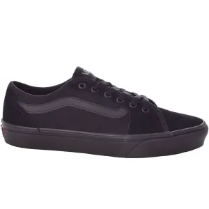 Vans Mens Filmore Decon Suede Canvas Trainers - Black