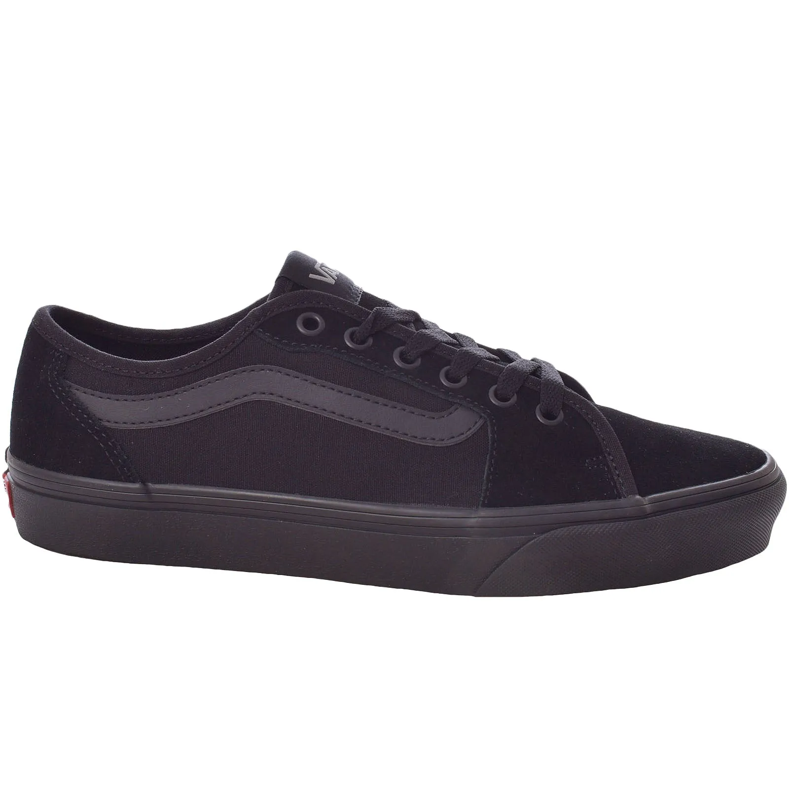 Vans Mens Filmore Decon Suede Canvas Trainers - Black