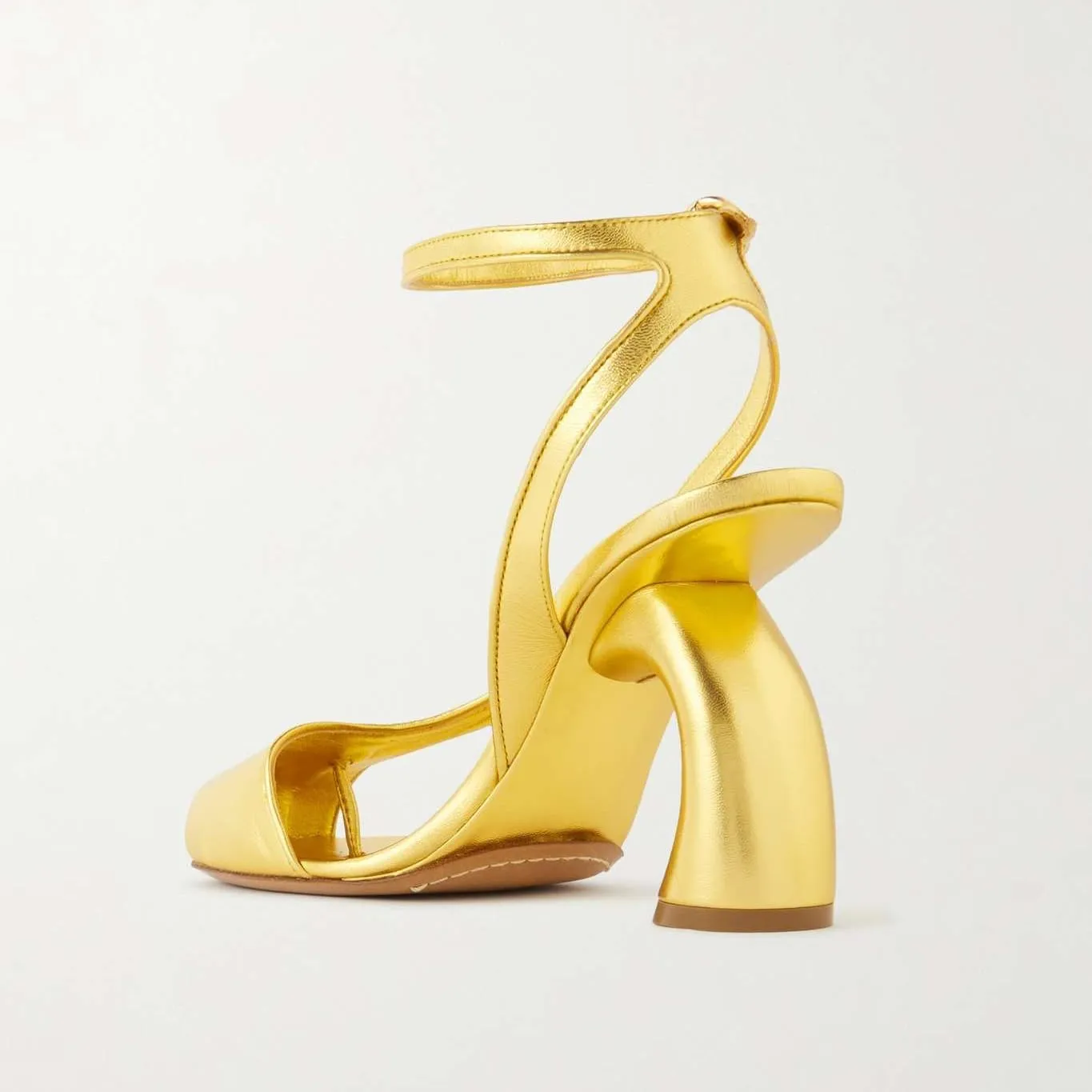 Vertundy Women's Flip Flop Heels High Heeled Sandals Leather Chunky Square Toe Adjustable Ankle Strap Buckle Dress Fashion Sandals